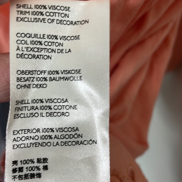 Free People Peach Sequin Bell Sleeve Blouse - Picture 8 of 9